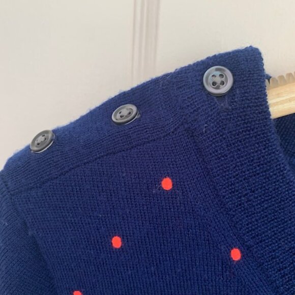 J.Crew Tippi navy crew neck sweater. Size M - Picture 3 of 4